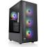 Gabinete thermaltake S200 plus tg ARGB black tempered glass