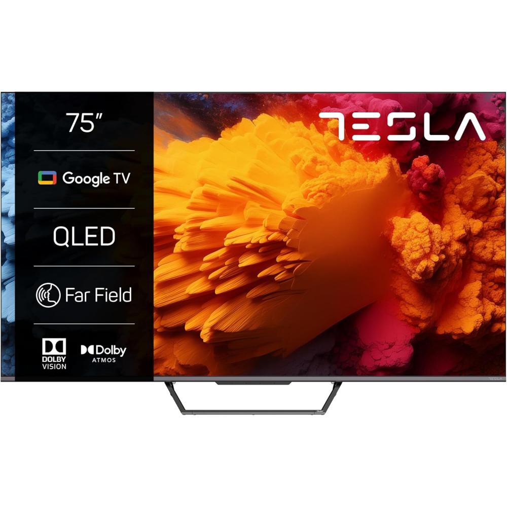 Smart Tv TESLA 75 Pulgadas GOOGLE TV 4K UHD QLED