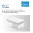 Heladera Inverter Midea Inox Top Mount 340lts C/dispenser