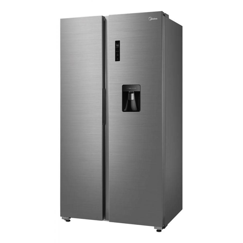 Heladera Inverter Midea Side By Side Inox 510 litros