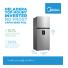 Heladera Inverter Midea Inox Top Mount 412 Litros c/dispenser de Agua