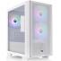Gabinete gamer thermaltake versa H16 TG RGB Snow White temp glass