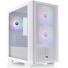 Gabinete gamer thermaltake versa H16 TG RGB Snow White temp glass