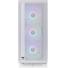 Gabinete thermaltake S200 plus TG ARGB snow white tempered glass