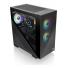 Gabinete gamer thermaltake divider 170 tg argb black temp glass