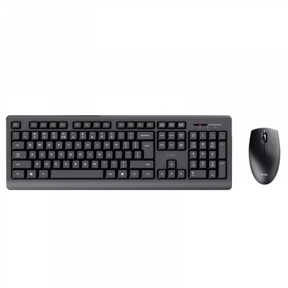 Combo teclado y mouse trust primo Inalambrico deskset es