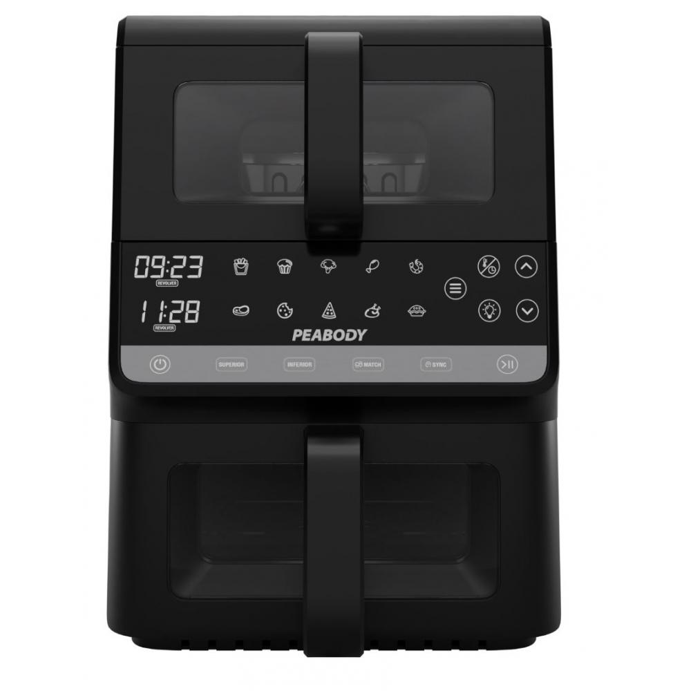 Freidora de Aire Peabody Digital Doble 10Lts