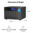QNAP TVS-h674 NAS de Escritorio 6 Bahías - Intel Core i5, 32GB RAM, 2.5GbE