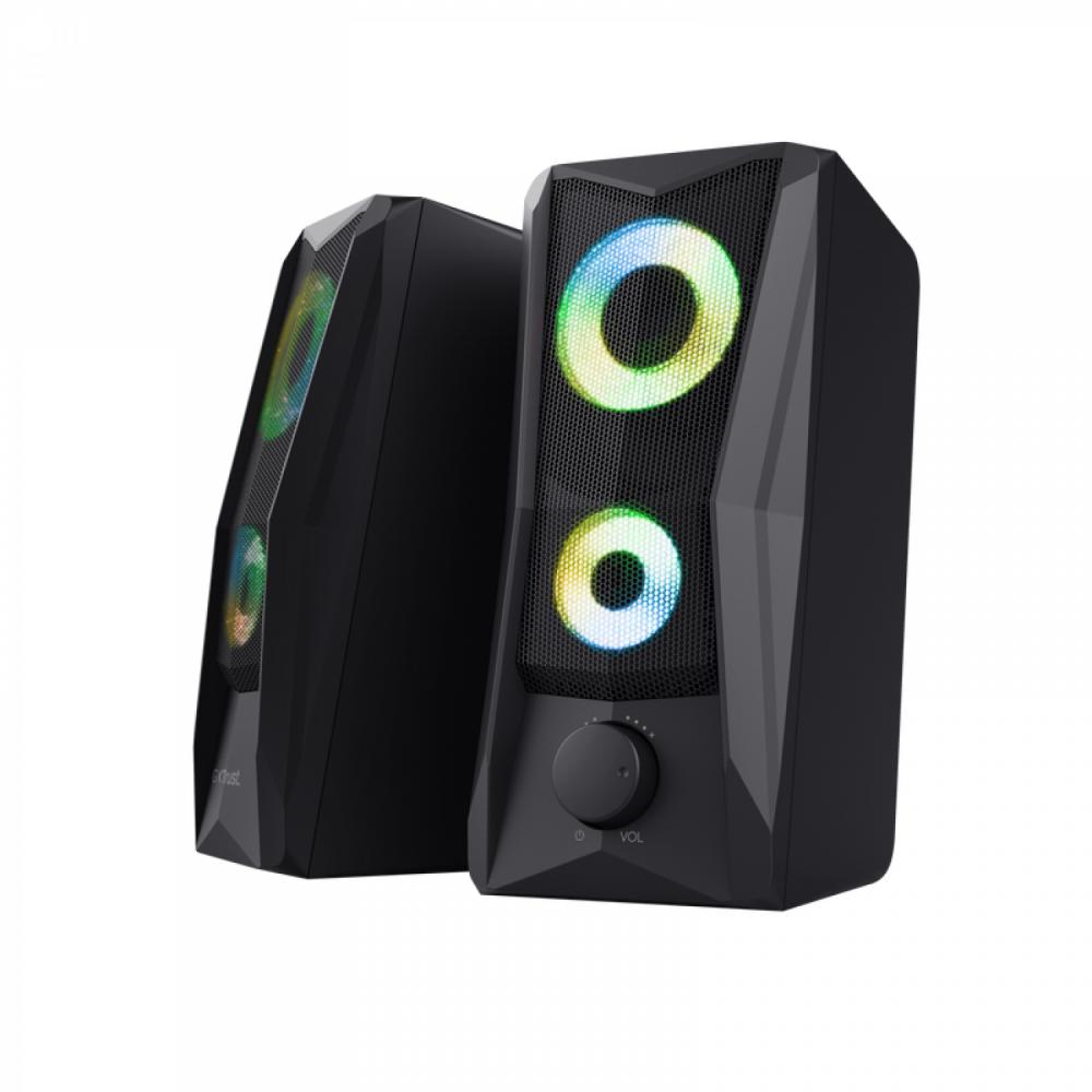 Parlante trust javv RGB set black 2.0