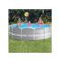 Pileta De Lona Redonda Intex Prisma Frame Premium 366 X 99 CM C/Bomba y Escalera