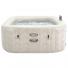 Jacuzzi Spa inflable Intex New Burbuja Terapia Chevron Cuadrado 174 x 174 x 71 c