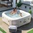Spa Inflable Intex PureSpa Chevron Deluxe 4 Personas 140 Burbujas