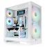 Gabinete thermaltake view 390 air snow white tempered glass
