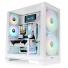 Gabinete thermaltake view 390 air snow white tempered glass