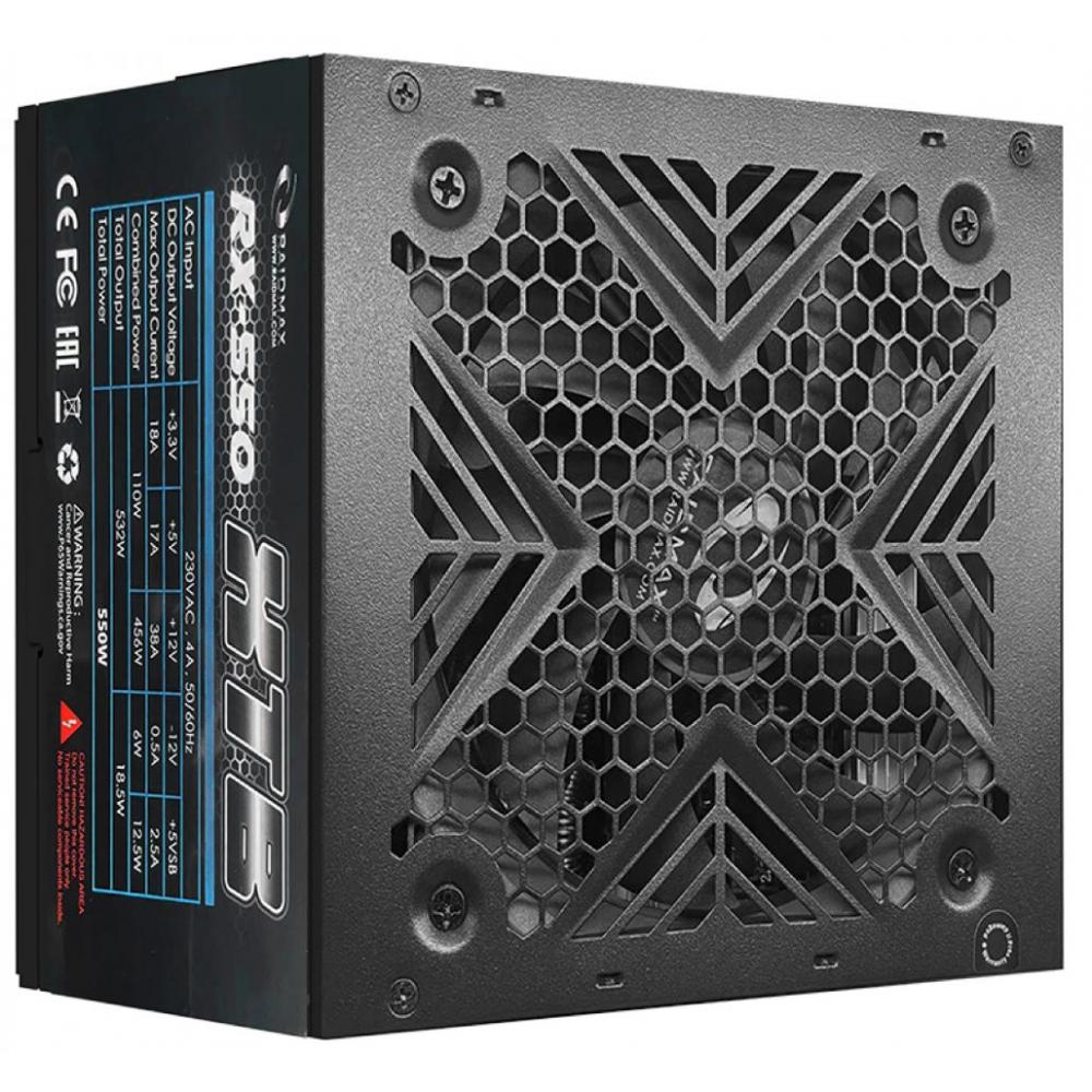 FUENTE GAMER RAIDMAX XTB 550W