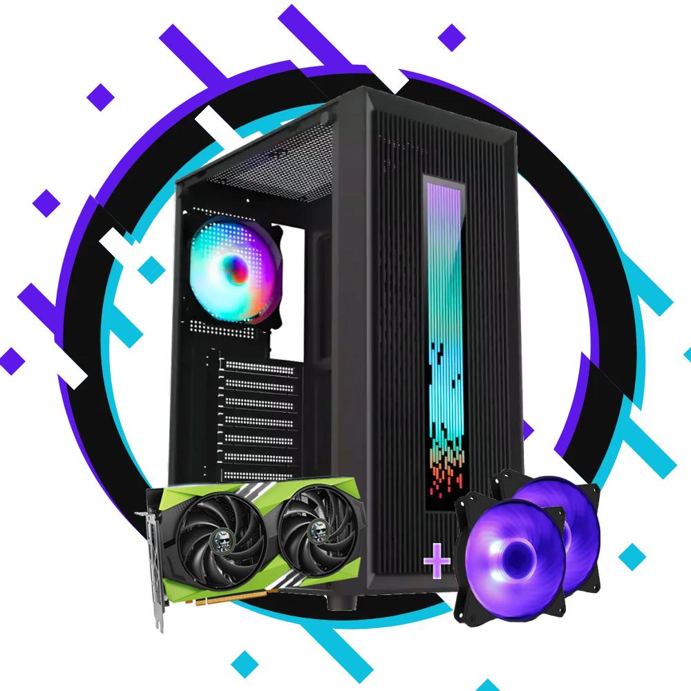 PC GAMER DASH N4 - AMD RYZEN 5 5500 + 16GB RAM + 480GB SSD + RX 9060XT