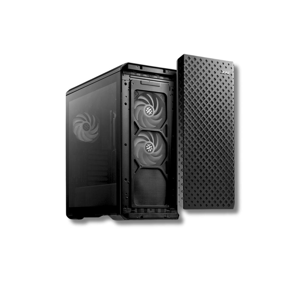 Gabinete XPG lander 300 negro con argb y vidrio templado