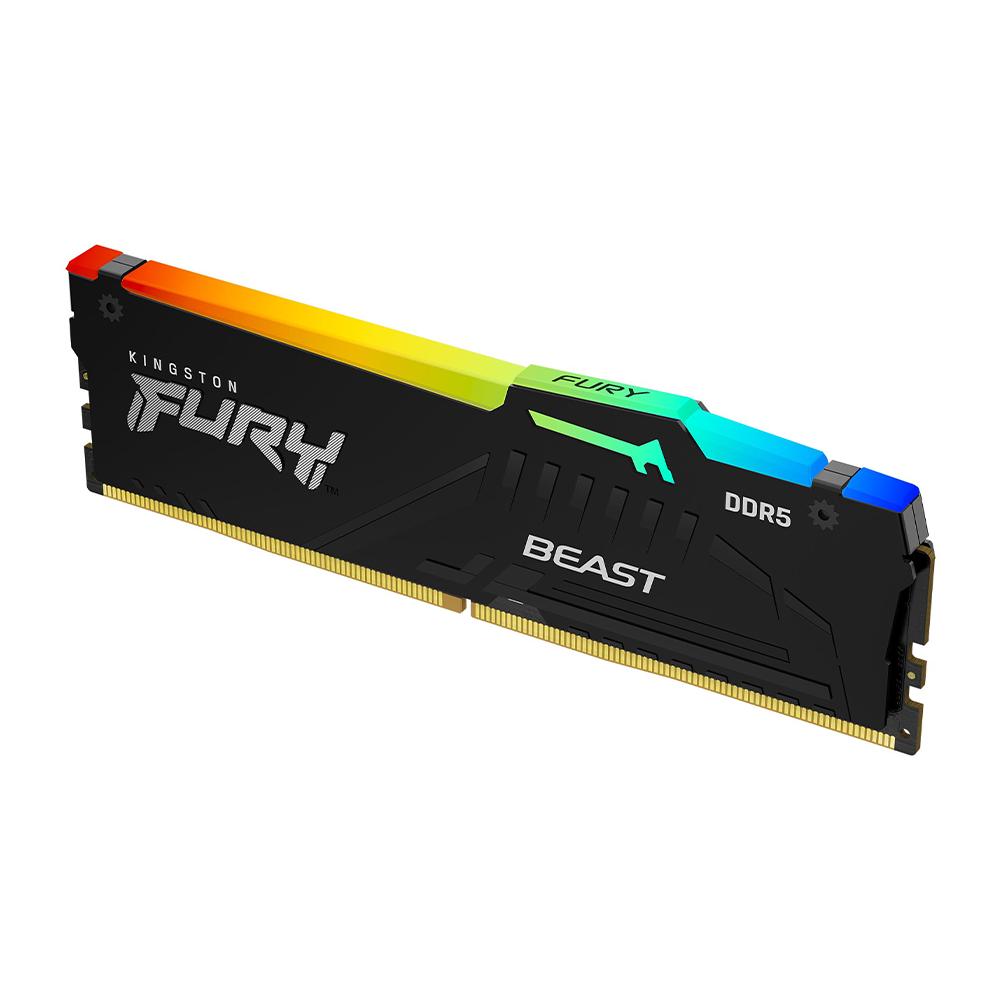 Memoria RAM Kingston FURY Beast Black RGB 32GB DDR5 5600MHz CL40