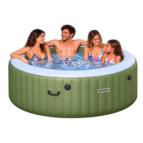 Spa Jacuzzi redondo verde oliva