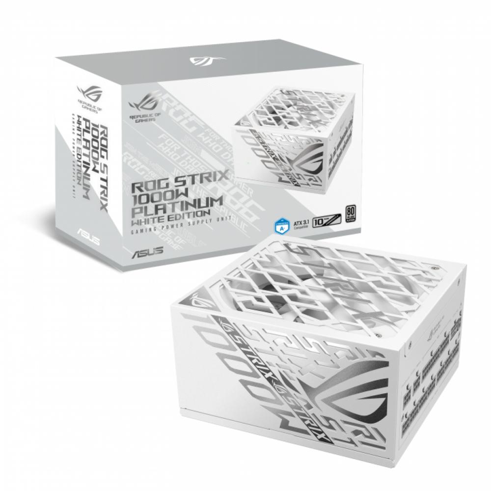 Fuente asus rog strix 1000w gaming white ATX 3.1 pcie 5.1  80 plus platinum