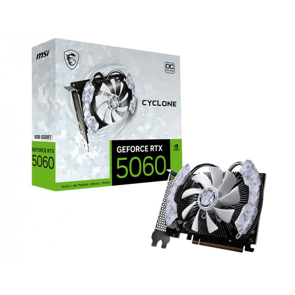 VGA MSI GeForce RTX 5060 8G CYCLONE OC (9214)