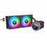Water cooler thermaltake th240 v2 ultra ex argb sync water block black