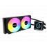 Water cooler cpu raidmax lm240 rgb lcd display black