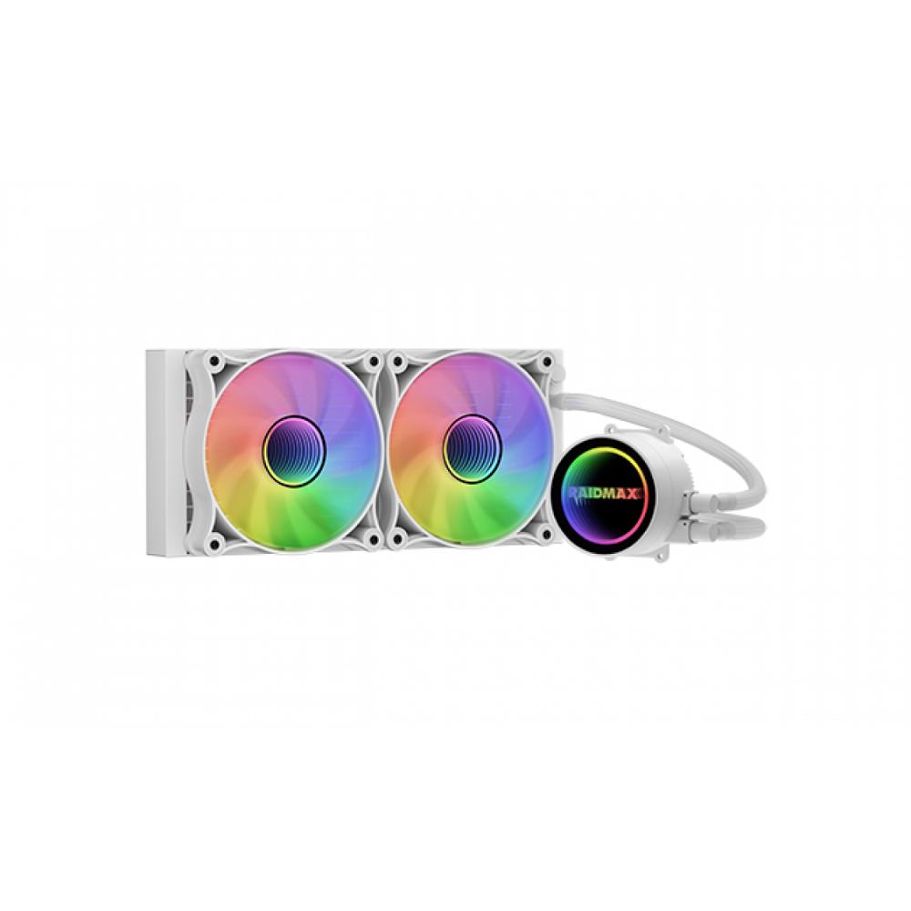 Water cooler cpu raidmax infinita ls240 argb white