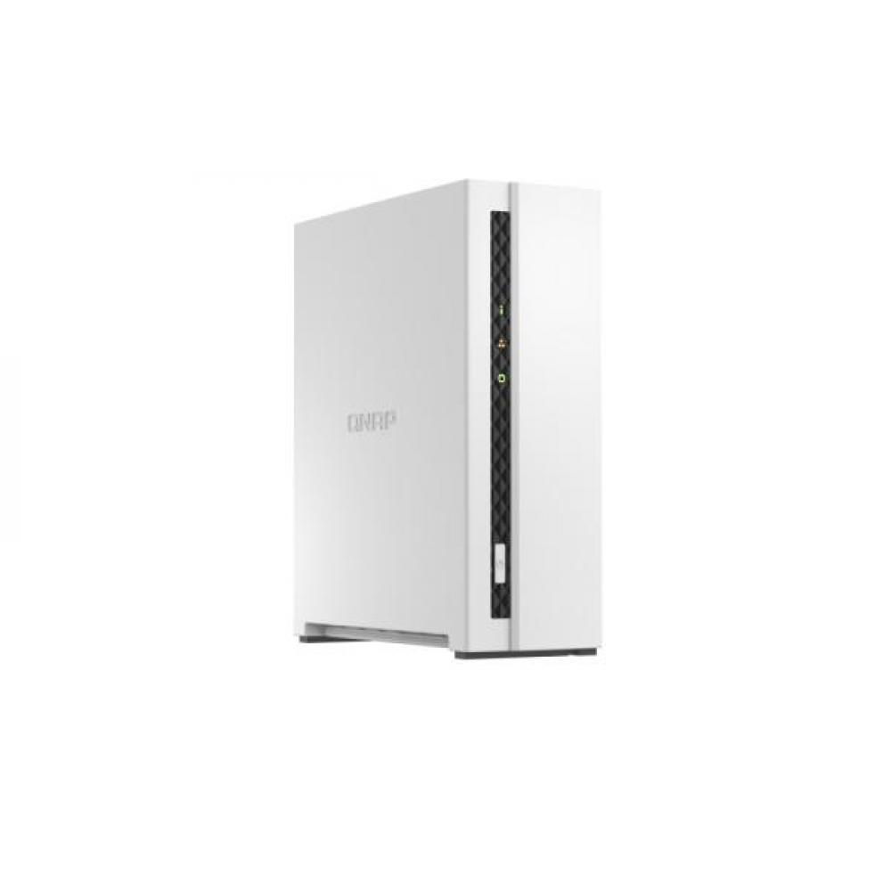 STORAGE QNAP NAS 1-BAY 4 CORE 1.7GHZ 1GB 2PORT1G