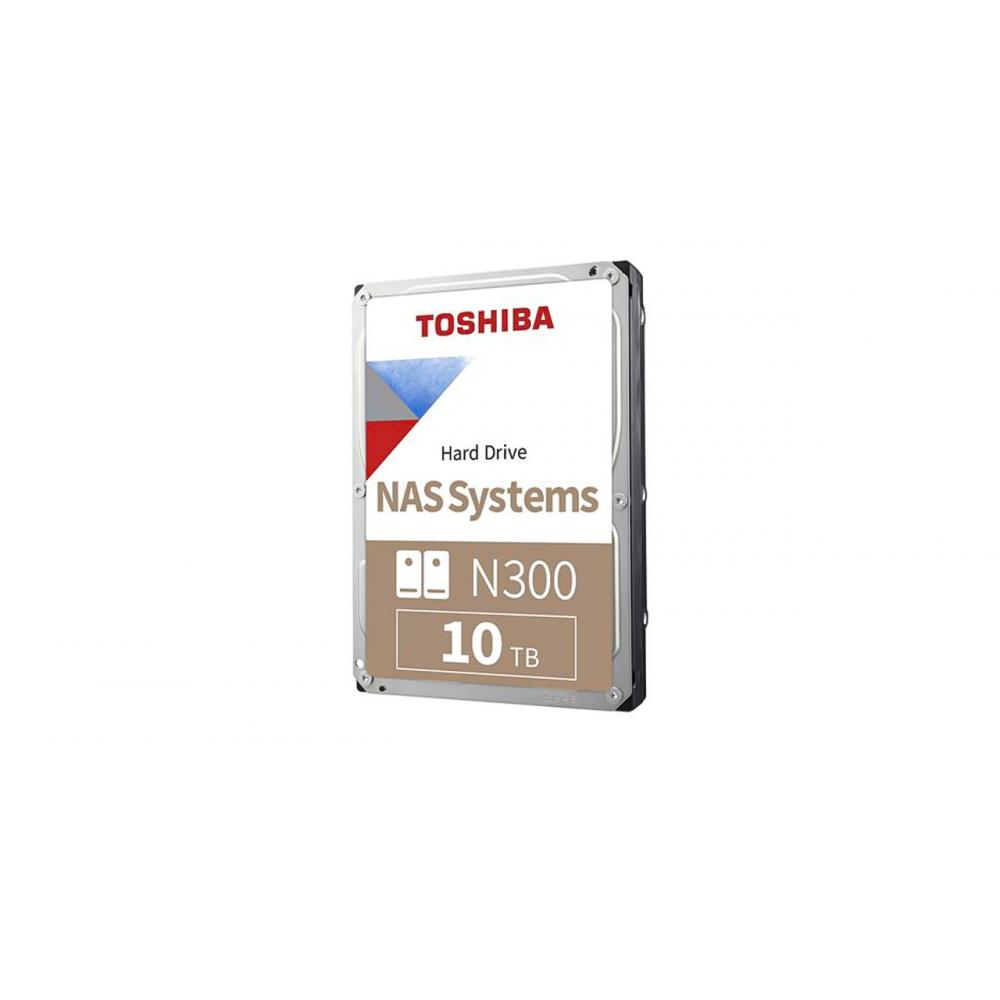 Disco rigido hdd toshiba n300 nas systems 10tb 3.5  sata 7,200 rpm hdwg71axzsta