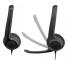 Auriculares logitech h390 usb-c negro con microfono