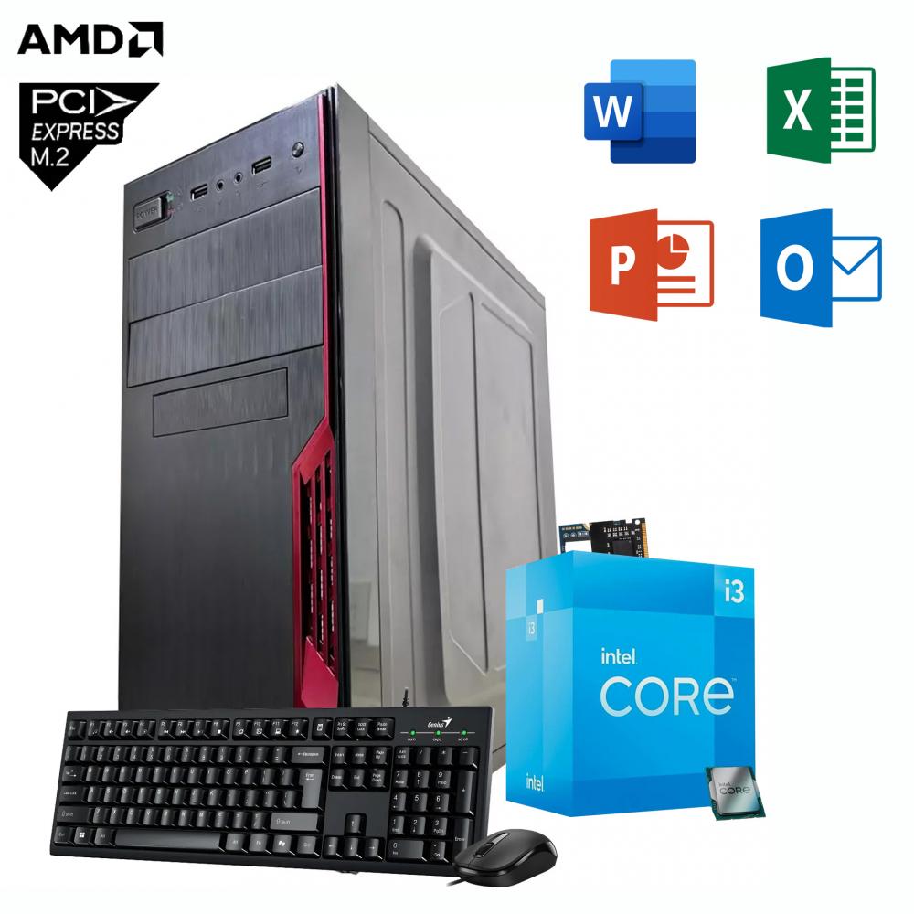 Pc Necxus de Oficina Core I3 12100 8GB 512GB M.2 SSD