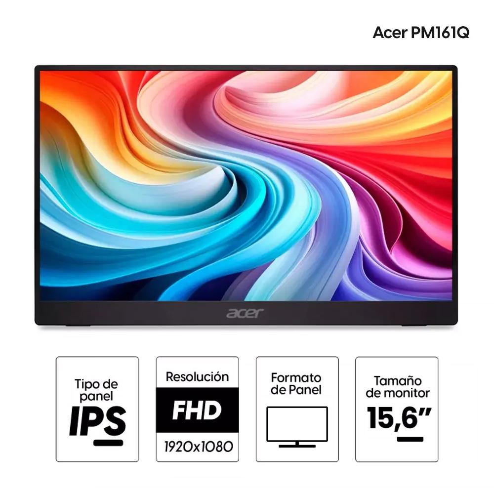 Monitor portatil ACER 15.6 Pulgadas Led  Full HD