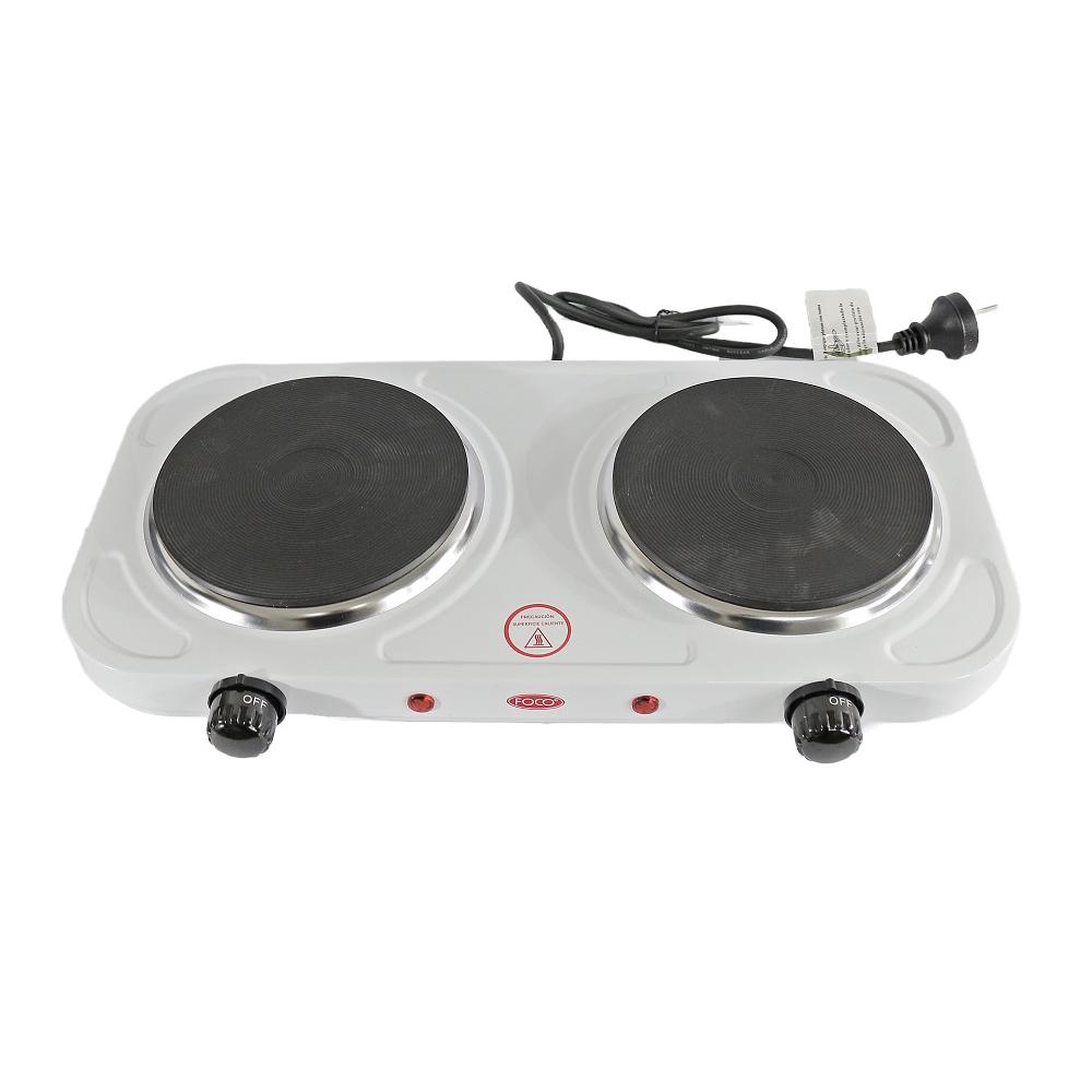 Anafe foco 2 hornallas 2000 w c/termostato new