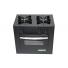 Cocina bram-metal/ 2 hllas y horno deluxe vitro negro (37181)