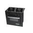 Cocina bram-metal/ 2 hllas y horno deluxe vitro negro (37181)