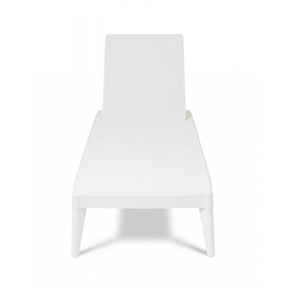 Reposera toomax numana 60.8x80x168 ratan blanco