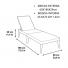 Reposera toomax numana 60.8x80x168 ratan blanco
