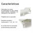Reposera toomax numana 60.8x80x168 ratan blanco