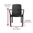 Silla toomax silla toomax numana 58x56.5x84 ratan negro