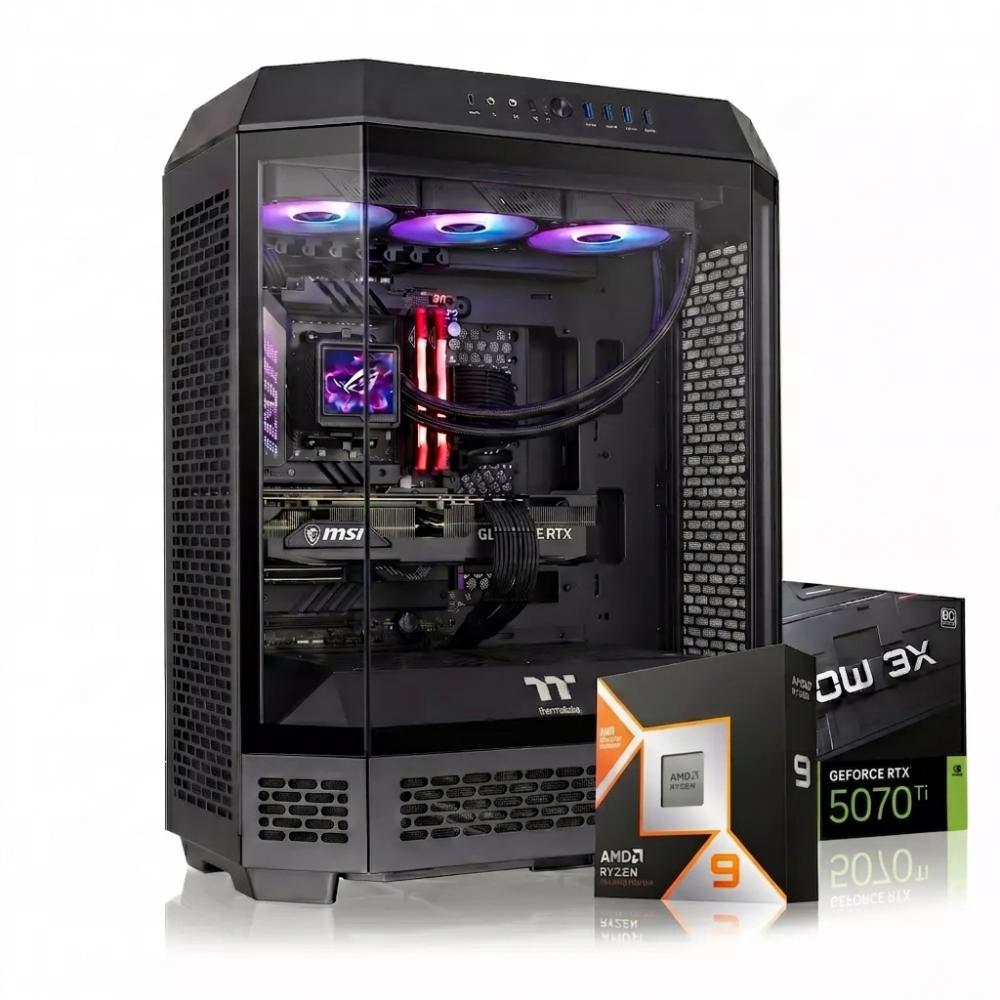 PC Necxus Gamer Elite Ryzen 9 9900X3D 32GB DDR5 2TB NVMe RTX 5080 16Gb
