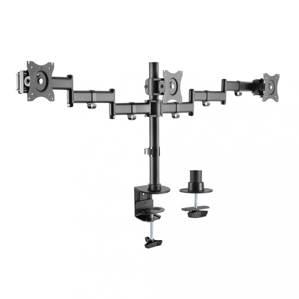 SOPORTE INTELAID DE ESCRITORIO TRIPLE 13/27 VESA 100X100 IT-DB3E