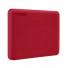 Disco rigido hdd externo toshiba canvio advance 2tb rojo usb 3.0 portatil