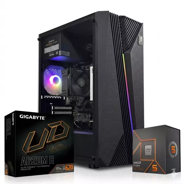 Pc Necxus Gamer Ryzen 5 8500g 8GB DDR5 500Gb M.2 PCIe