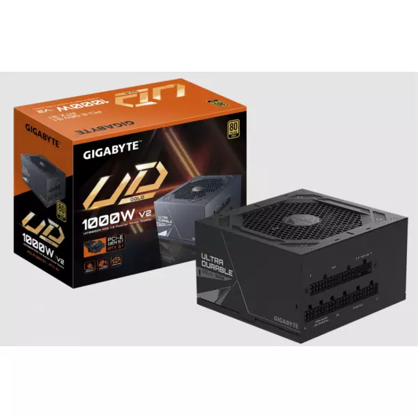 Fuente Gamer Gigabyte 1000W PG5 V2 80 Plus Gold Full Modular