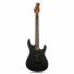 Guitarra Eléctrica Profesional Newen Super Strato Color Black Wood