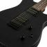 Guitarra Eléctrica Profesional Newen Super Strato Color Black Wood