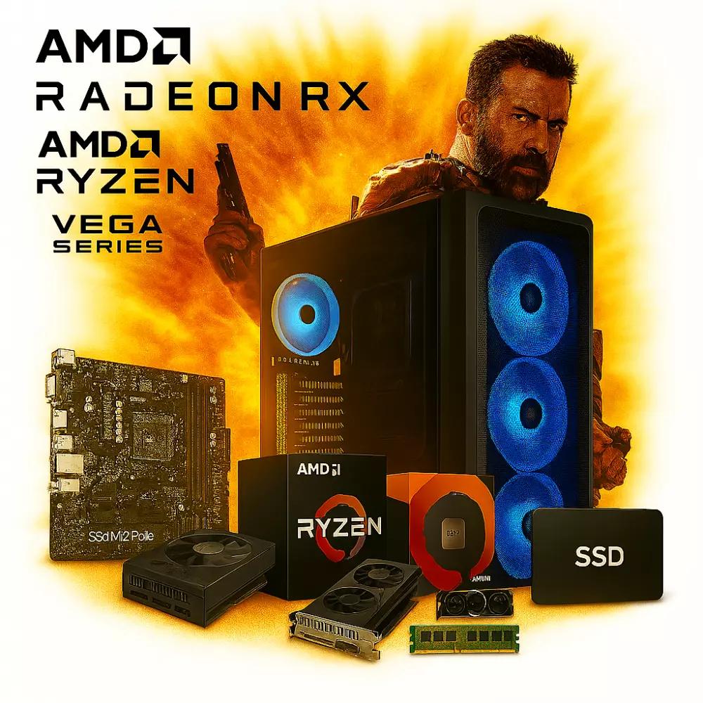 Pc Necxus Gamer Ryzen 5 5500 8GB 256Gb SSD RTX 3050 6GB