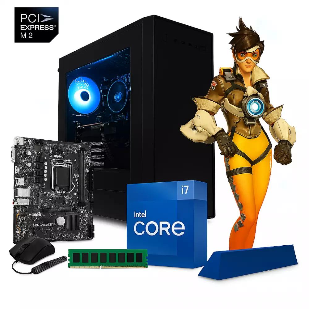 Pc Necxus Gamer Core i7 12700 16GB DDR5 1Tb M.2 PCIe 500W Thermaltake KIT