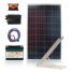 Kit De Panel Solar Autoinstalable 600w Con Usb Foco 26847/3